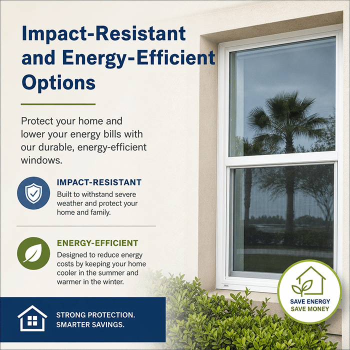 Impact-Resistant and Energy-Efficient Window Options